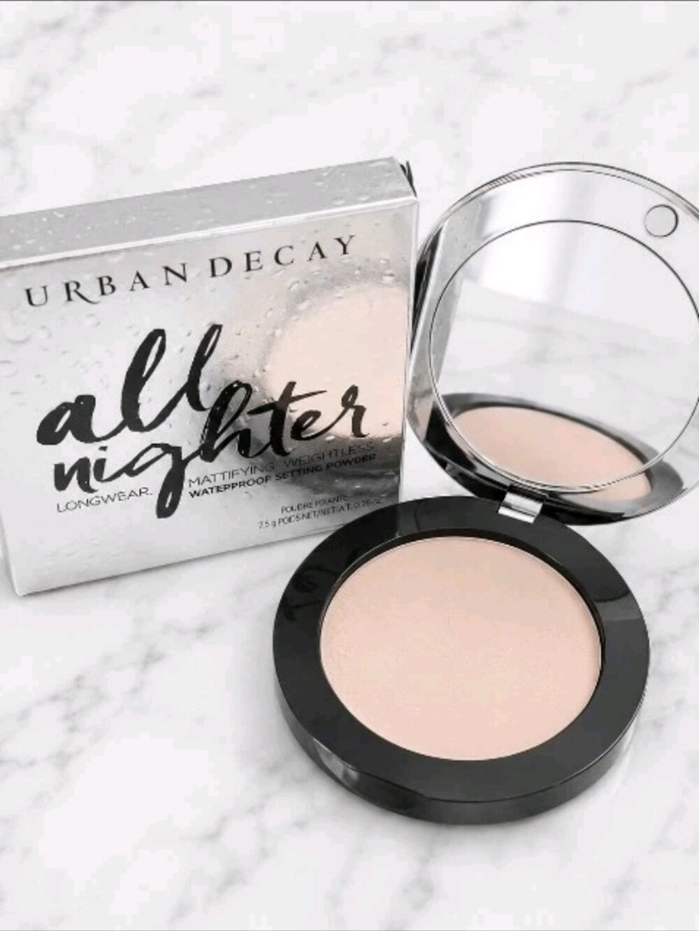 Urban Decay All Nighter Waterproof Setting Powder Translucent .26 oz NIB!